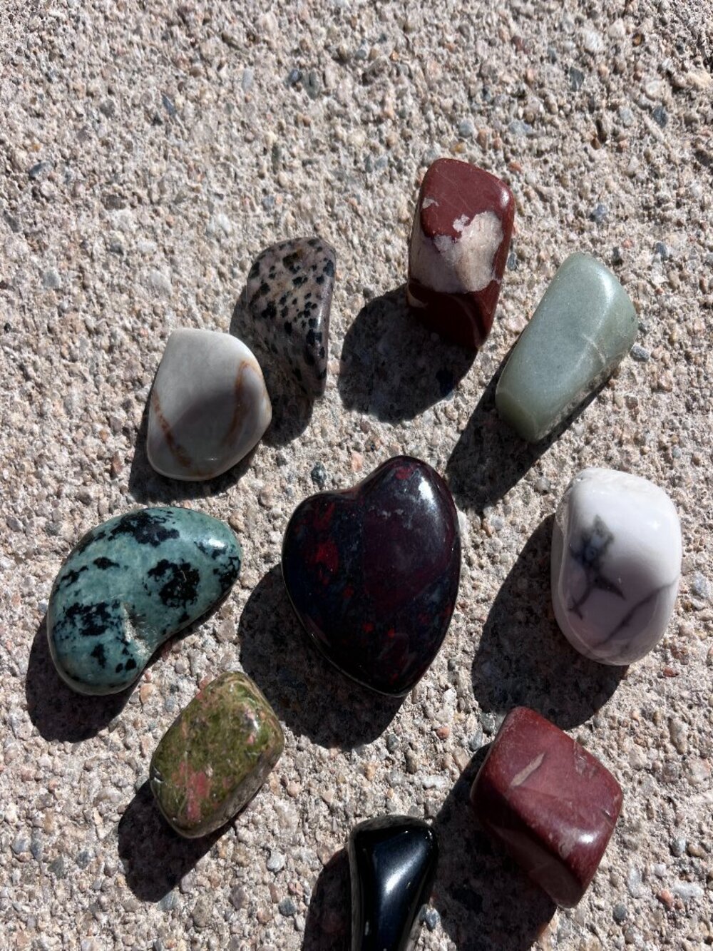 10 Piece Tumbled Crystal Bundle